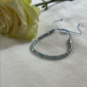 Elegant Blue Beaded Bracelet